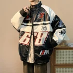 Racing Jacket Leder Oversize