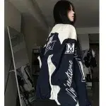 Racing Jacket Bleu Foncé *
