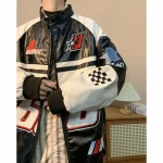 Racing Jacket Leder Oversize